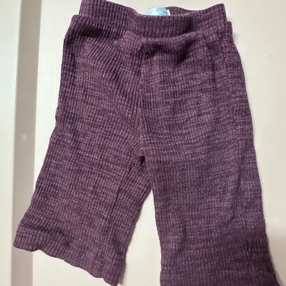 Kids Ribbed Matching Set — Purple - Picture 3 of 3